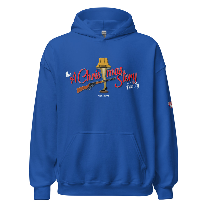 OG Red ACSF LOGO With RR and LL Custom Made by: A Christmas Story Family – XL, Royal