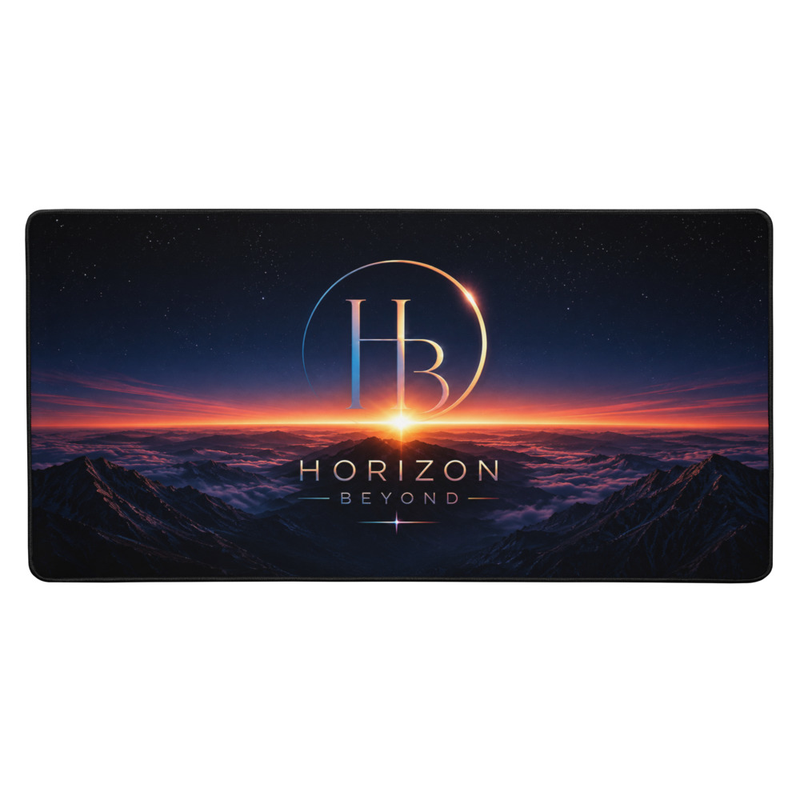 Horizon Beyond Horizon Glow Desk Mat