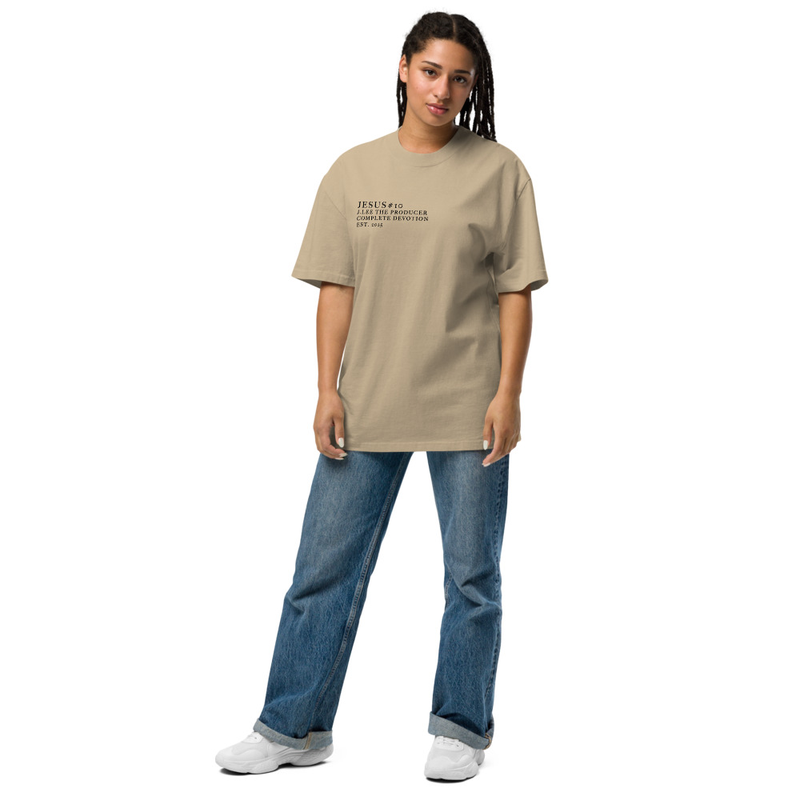 My Messiah Oversized faded t-shirt