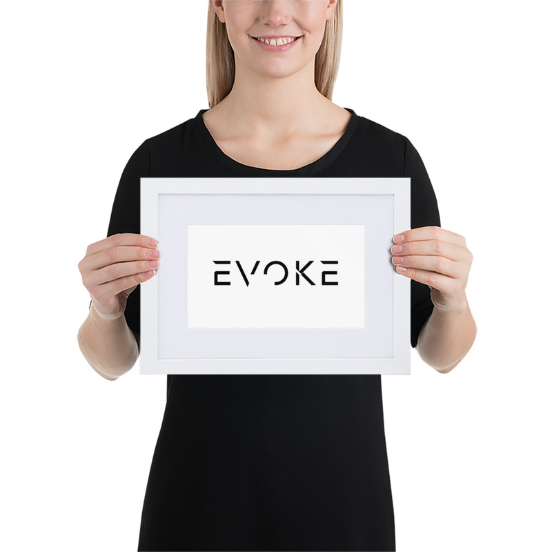 Matte Paper Framed Poster With Mat / 21×30 cm