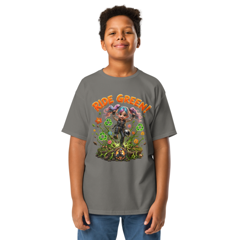 Harper Ride Green Kids T-Shirt