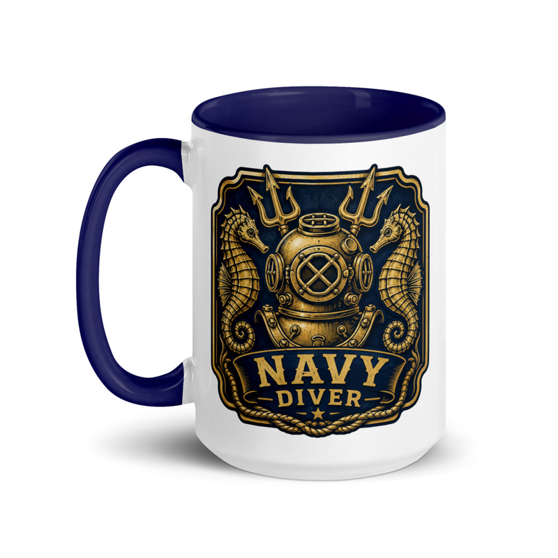 Navy Diver Mug 03