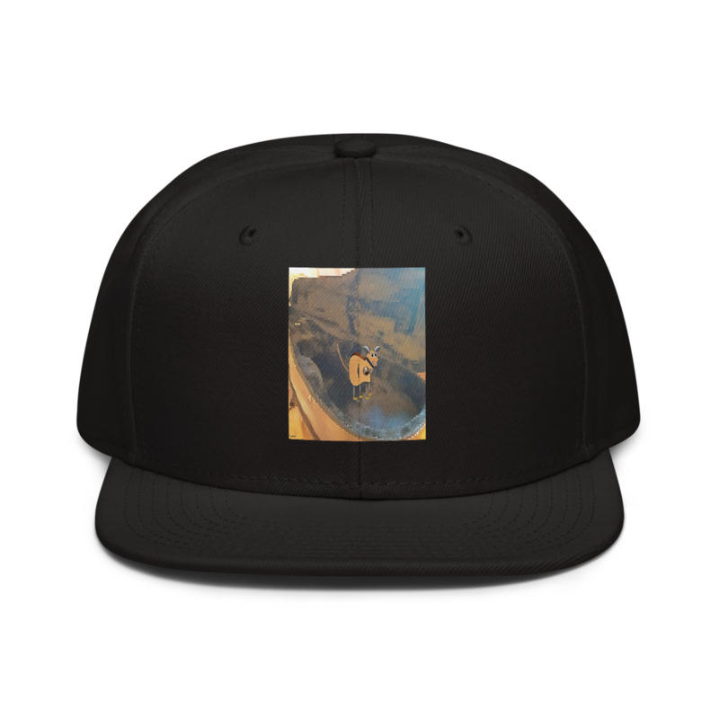 Pluckle's Home Black Unisex Pro Style Snapback Hat