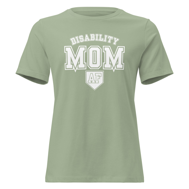 Disability MOM AF *white text* – 3XL, Sage
