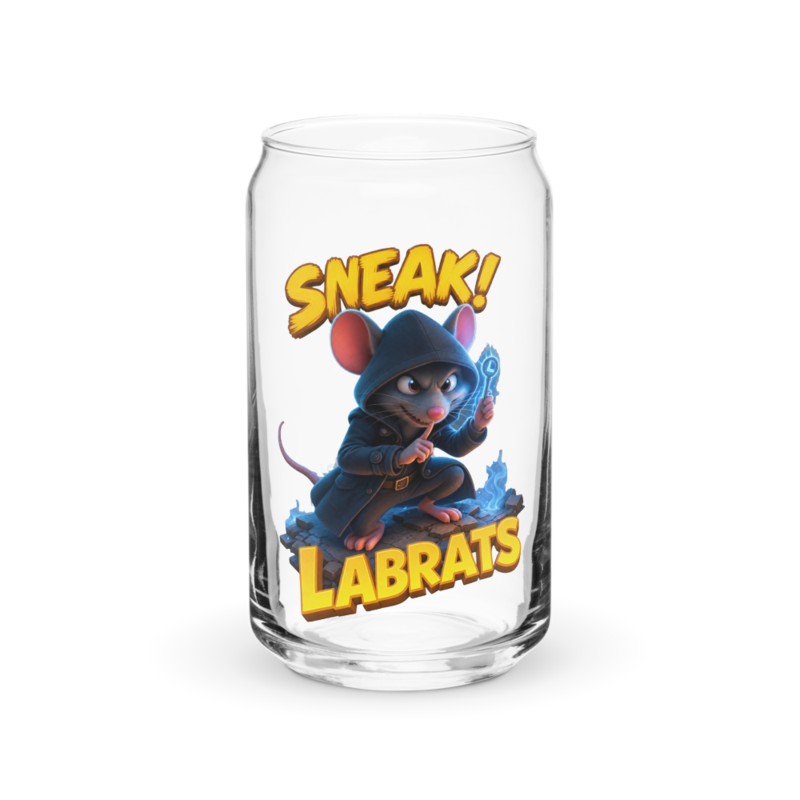 Shadow Sneakerson Sneak 16oz Can Glass