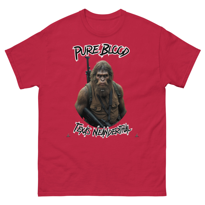 Texas Neanderthal T- Shirt – S, Cardinal