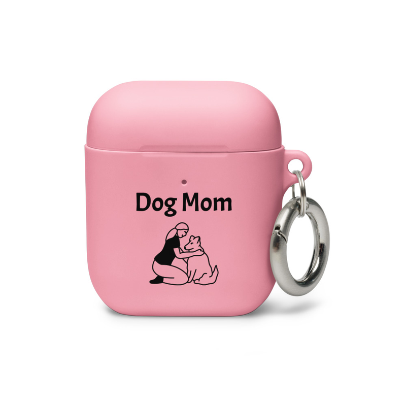 AirPods case: Dog Mom – AirPods, Pink
