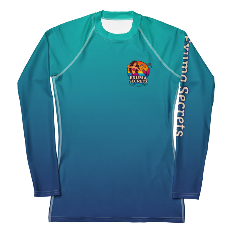 Tropical Mermaid Sunset Rash Guard