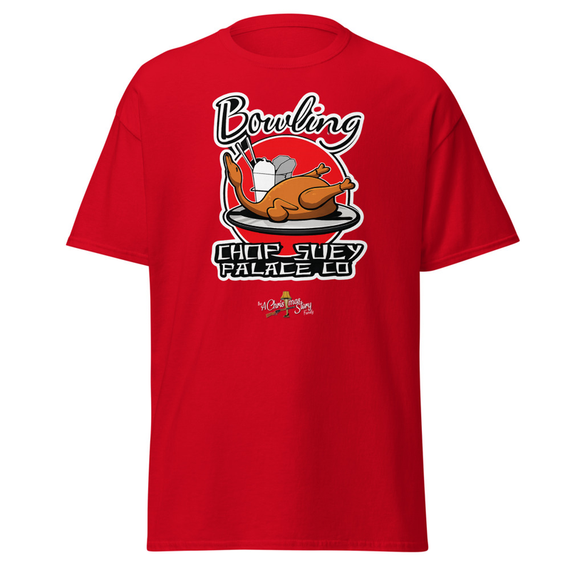 Bowling Chop Suey Palace Co. T-Shirt – XL, Red
