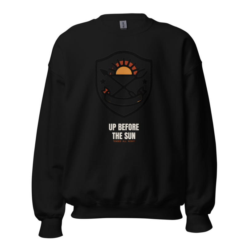 Up Before The Sun Crewneck (Artist Series) mockup