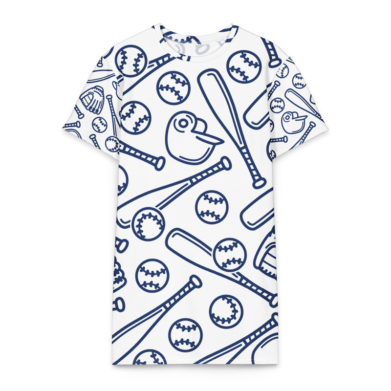 Baseball T-shirt Dress