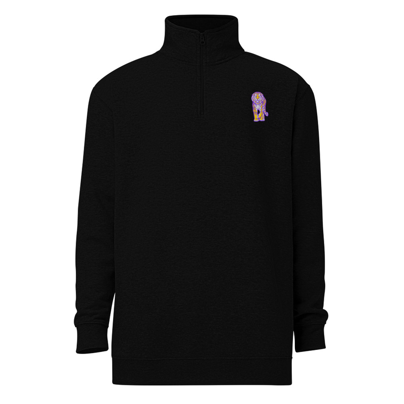 Bayou Traditions Tiger Embroidered Quarter-zip