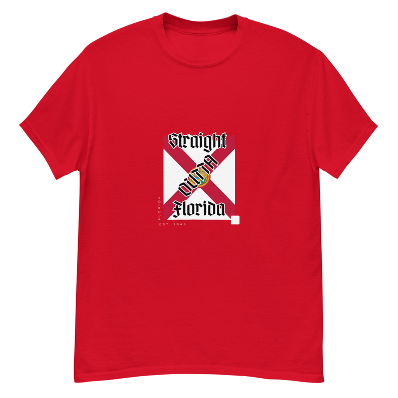 Straight Outta Florida - tee – S, Red