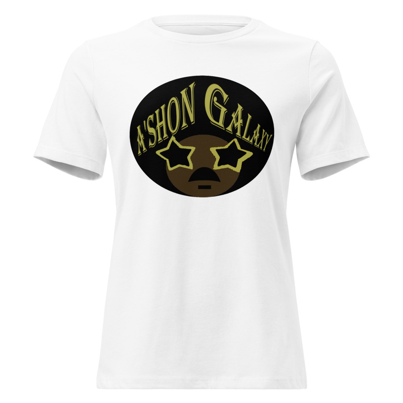 A'shon Galaxy Logo Women's Relaxed T-Shirt