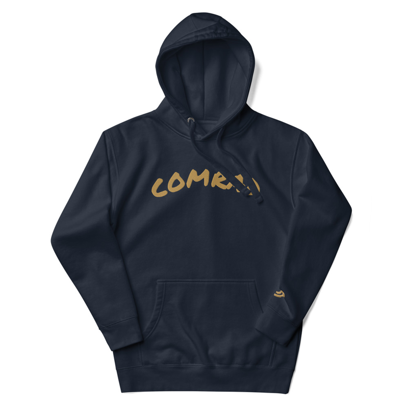 COMRAD HOODIE NAVY GOLD 