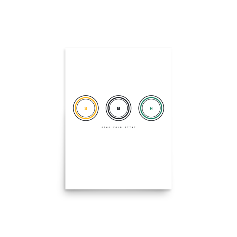Compound Rings Poster mockup