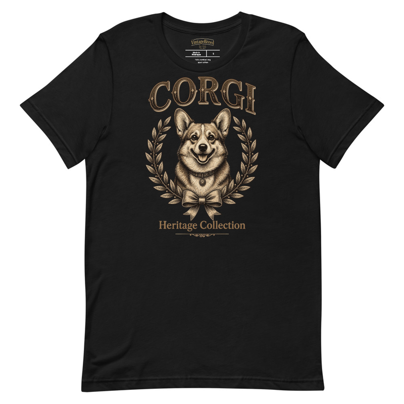Heritage Collection Corgi Vintage T-Shirt vintage heritage dog shirt