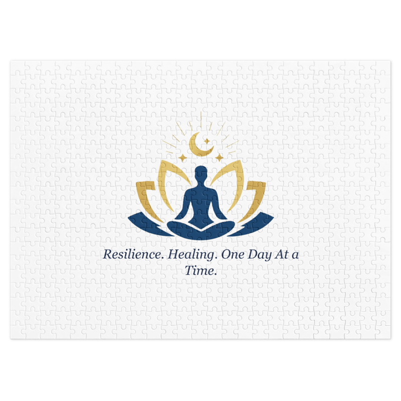 Resilience & Healing Jigsaw puzzle with tin  – One Day at a Time