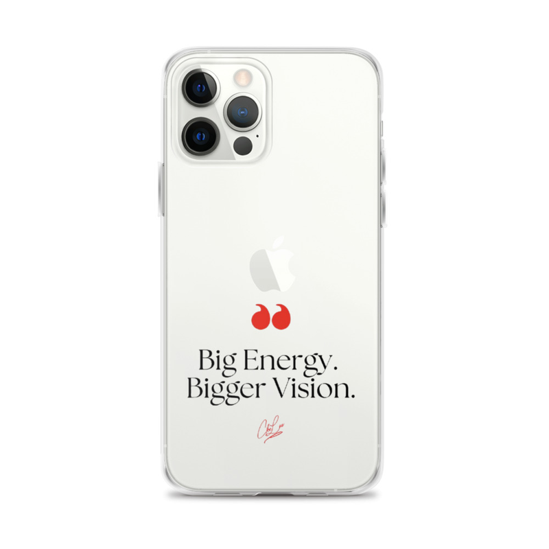 Big Energy. Bigger Vision. Clear Case for iPhone® – iPhone 12 Pro Max