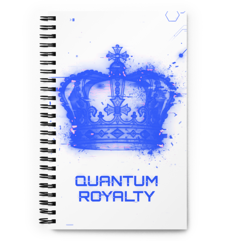 Uncle Benny ® Holographic Crown Notebook Neon Blue EST. 2020