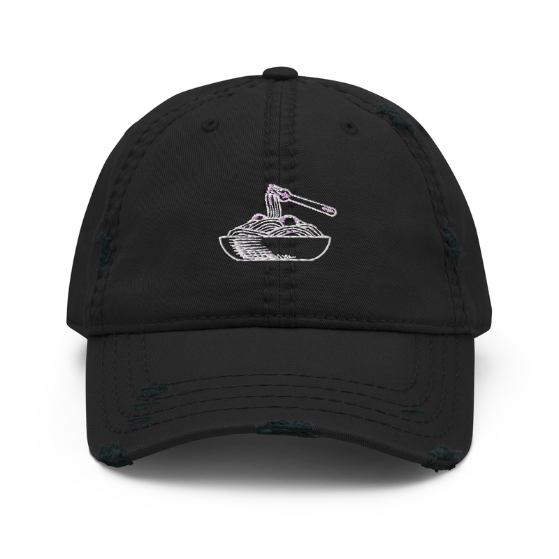 Distressed Pasta Dad Hat