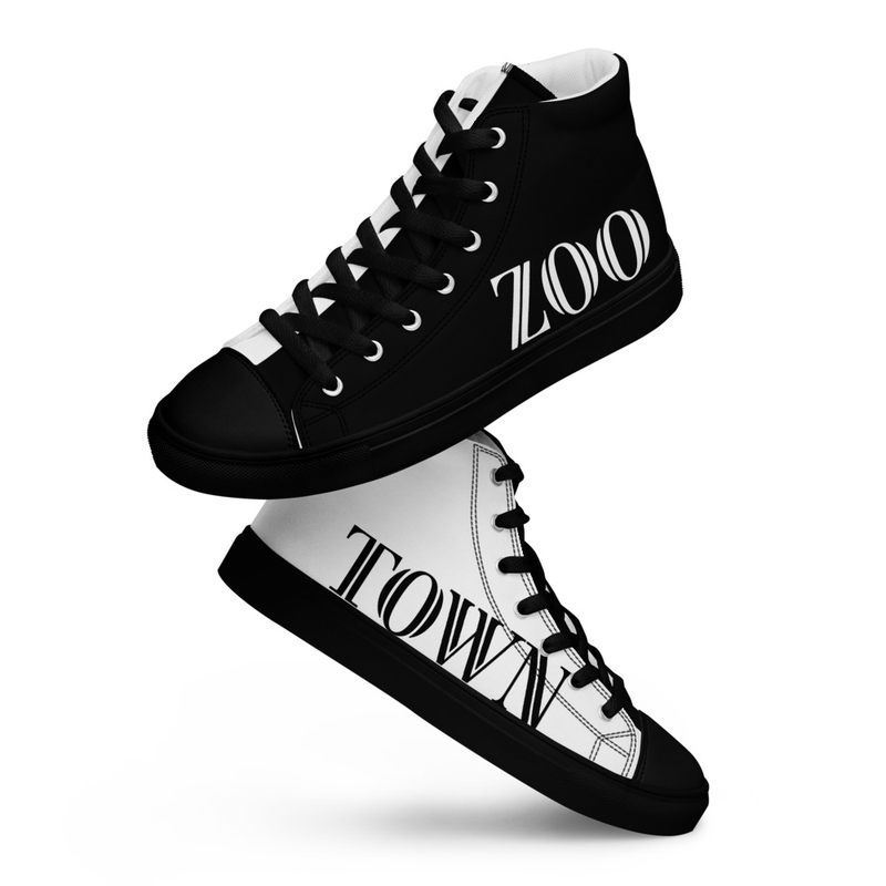 Men's FaceLess Canvas Hi-Tops Zoo Town Edition