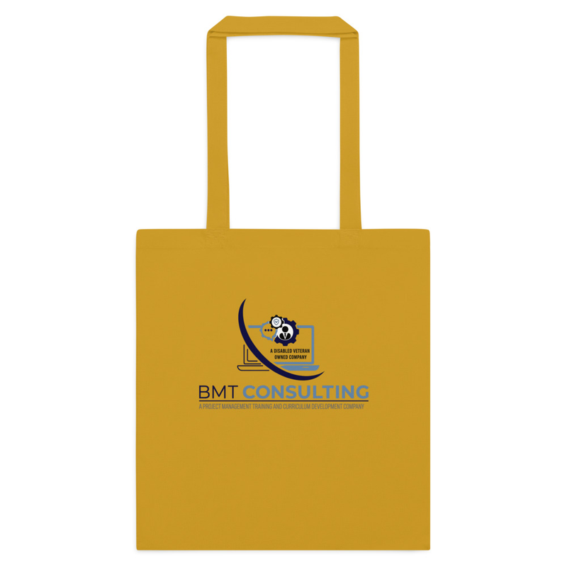 BMT Logo Cotton color tote bag – One size, Mustard