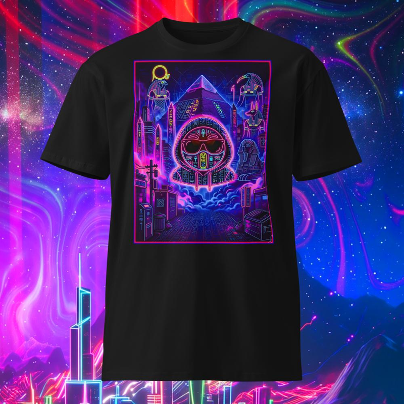 Neon Kemetic Mystic Hipstar Hustler T-shirt