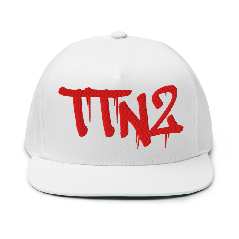 TTN2 RED TXT SNAPBACK – One size, White