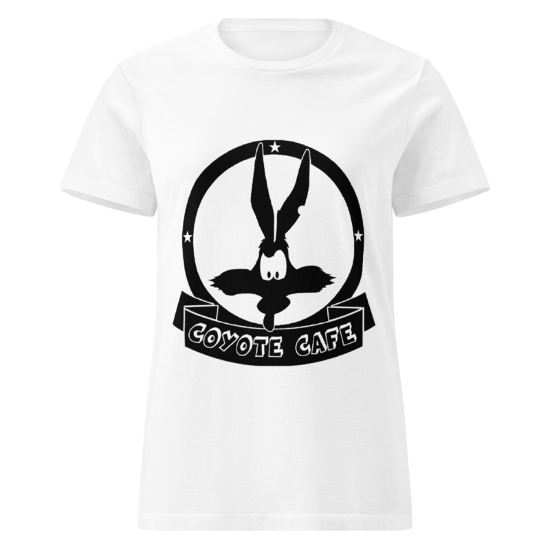 T-Shirt Femme Coyote Café Blanc