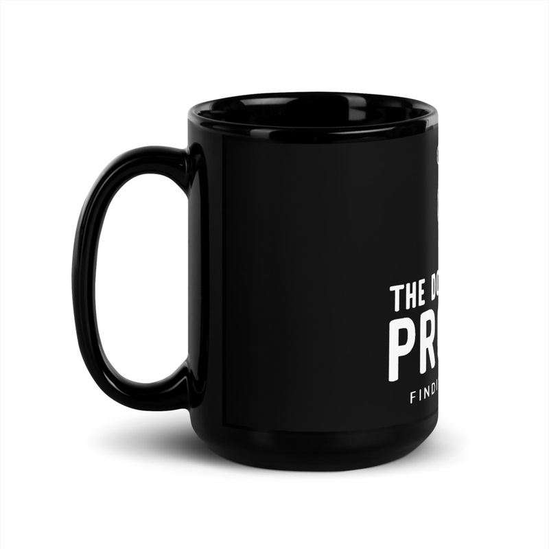 Black Glossy Mug – 15 oz, Black