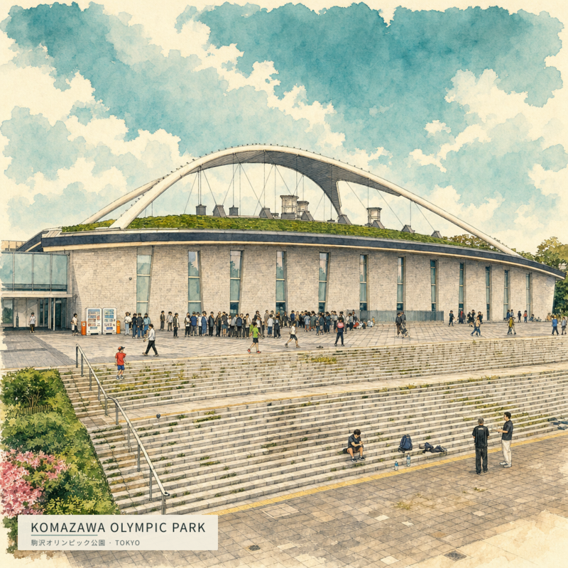Komazawa Olympic Park(駒沢オリンピック公園)のアートワーク