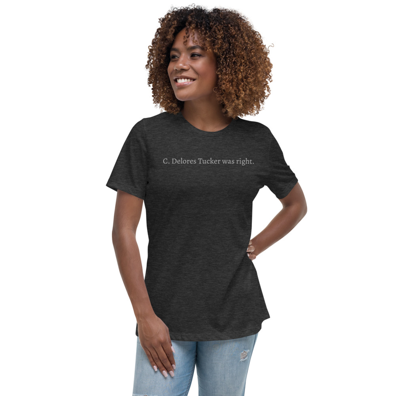 C. Delores Tucker Tee - Grey (Women's) – Image 13
