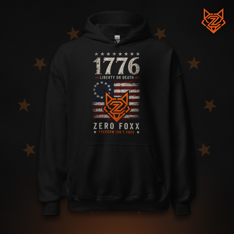 1776 — Liberty or Death | Hoodie — Front