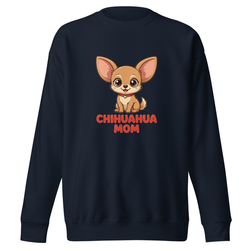 Unisex Premium Sweatshirt Chihuahua Mom – view 3