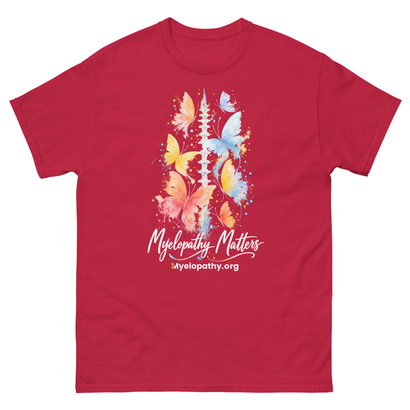 Butterfly Spine Unisex T – S, Cardinal