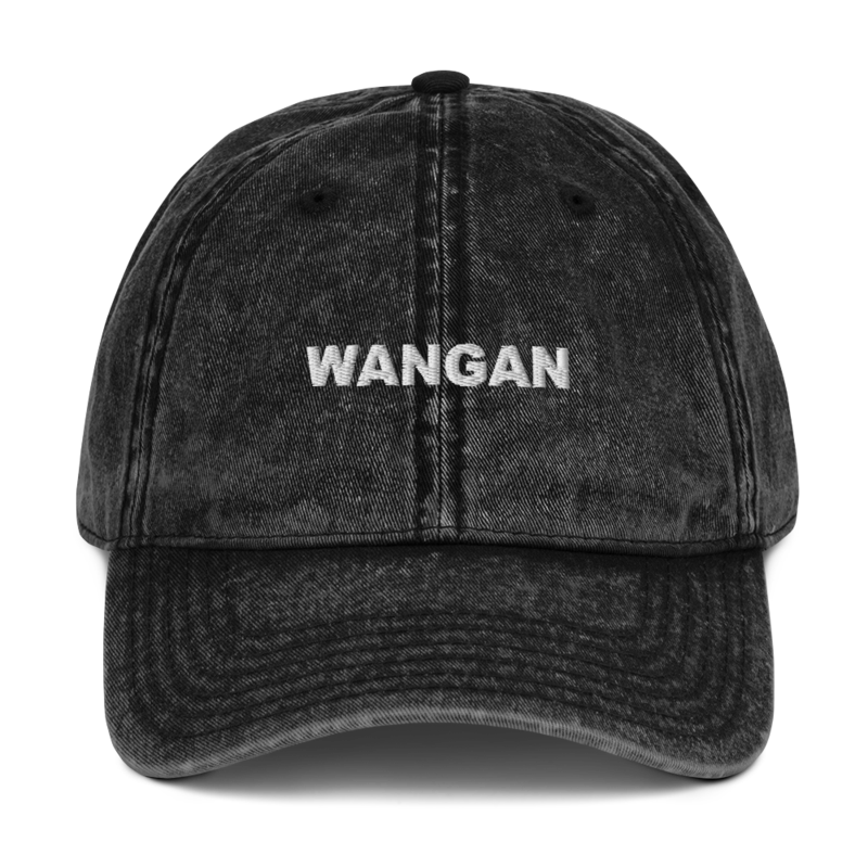 WANGAN Dad Hat mockup