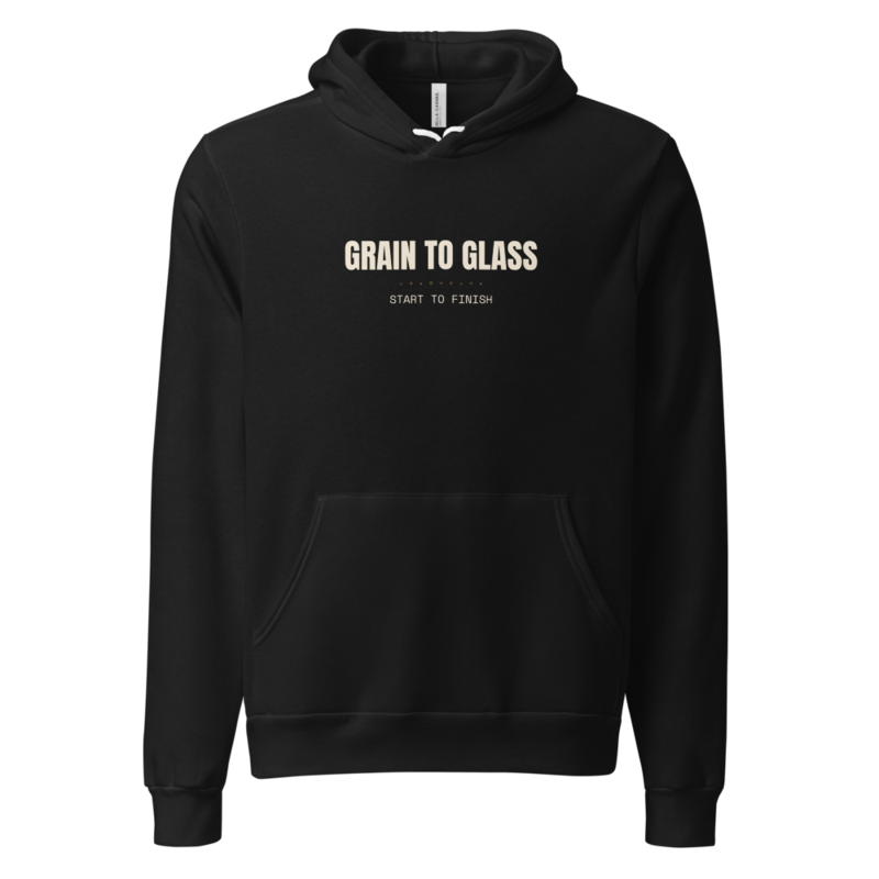 GRAIN TO GLASS Hoodie — Homebrewing merch