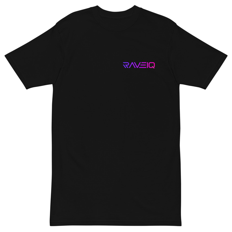 Men’s premium heavyweight tee — actual Printful product mockup