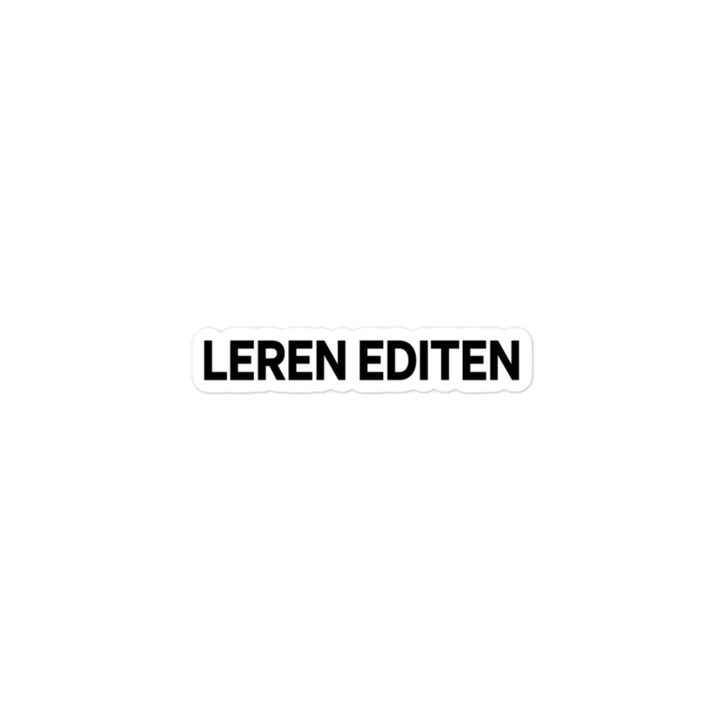 Leren Editen Sticker — foto 2