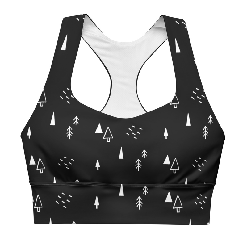 Crop-Top Piqué Noir