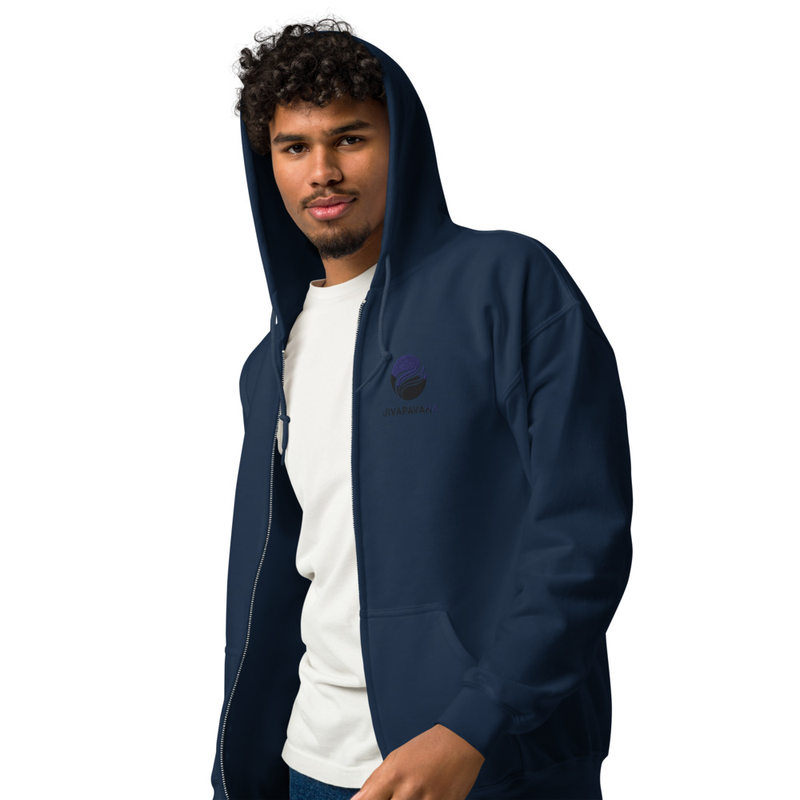 Jiva Pavana Zip Hoodie – 4XL, Navy