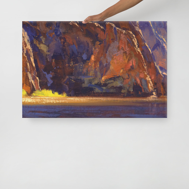 Canyon Walls - Fine Art Canvas Print – 24″×36″
