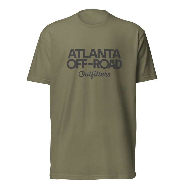 Wordmark Front T-Shirt (Brand Mark Rear) - ROAD / BLACK LOGO – Image 3