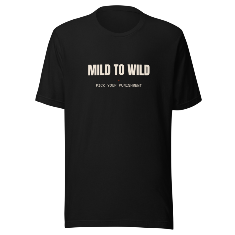 MILD TO WILD Tee mockup