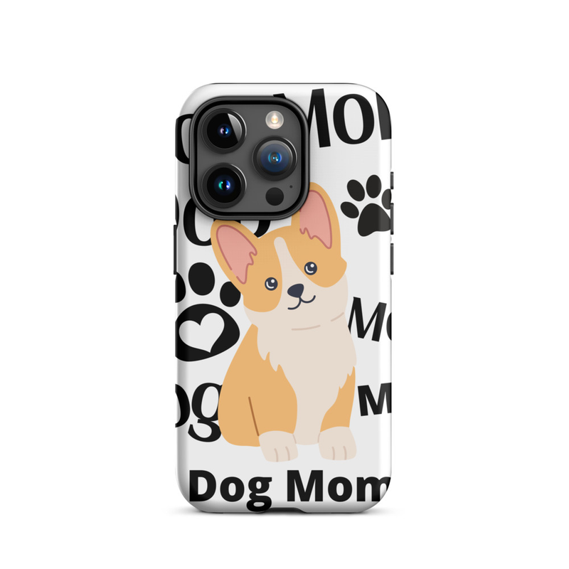 Tough Case for iPhone®: Dog Mom – iPhone 15 Pro, Matte