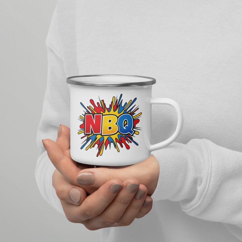 Not A Bad Quiz Enamel Mug
