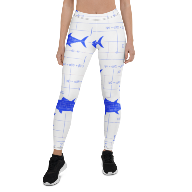 Uncle Benny ® Quantum Tuna II Leggings Neon Blue EST. 2020
