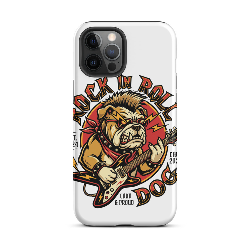 Tough Case for iPhone®: Rock N Roll Dog – iPhone 12 Pro Max, Matte