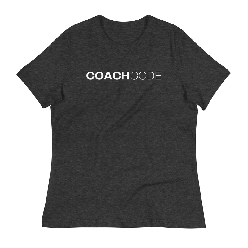 Women's Relaxed T-Shirt – XL, Dark Grey Heather